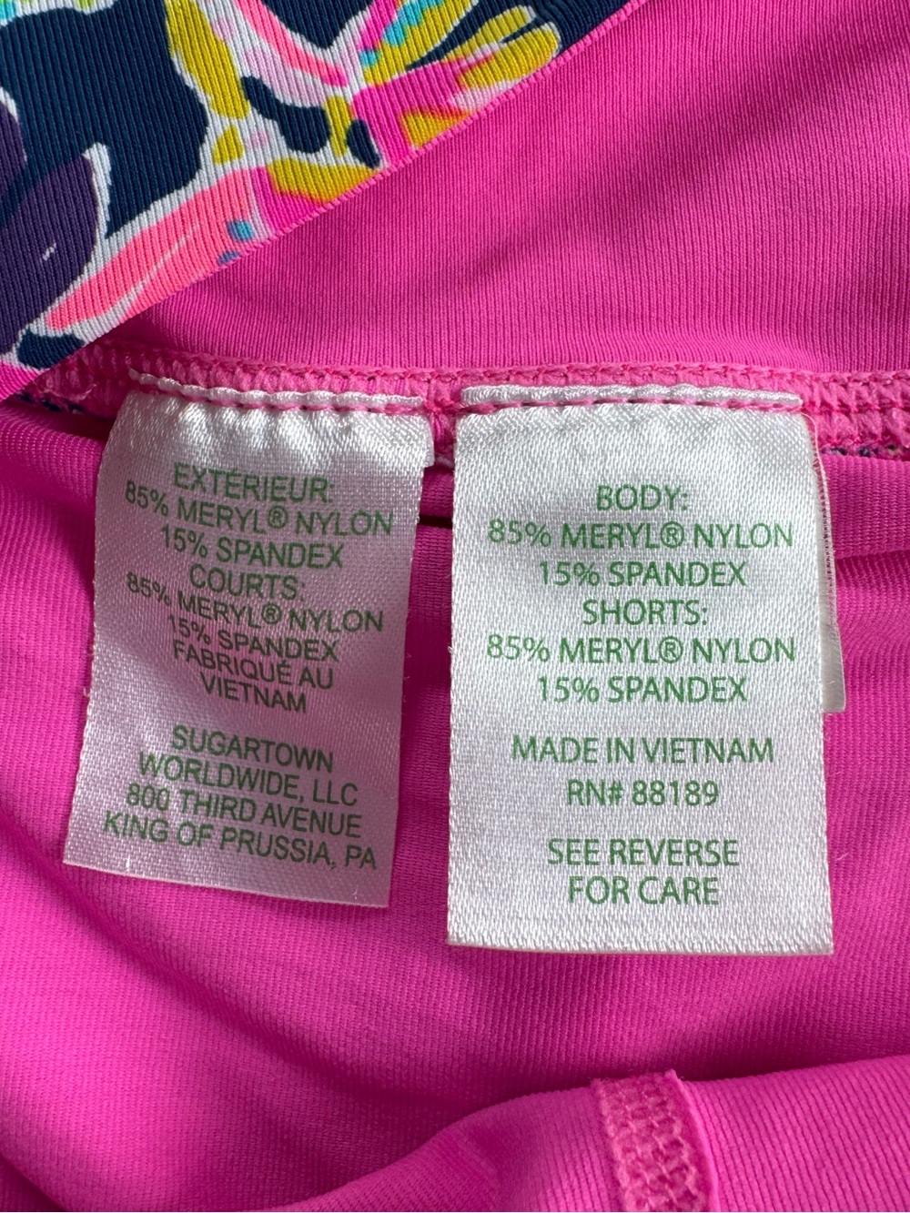 Lilly Pulitzer Luxletic Fionna Skort in Oyster Bay Navy Seen and Herd | XS - Picture 6 of 8